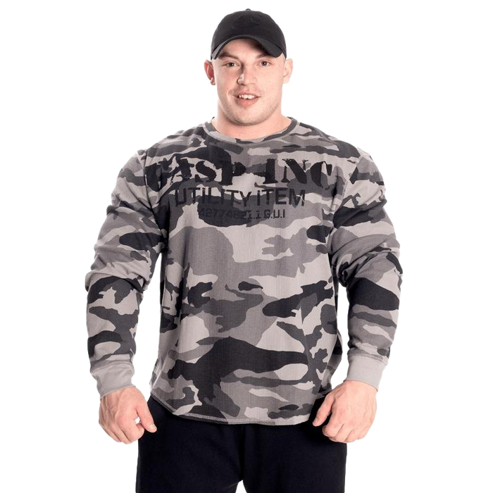 GASP Thermal Gym Sweater - Tactical Camo