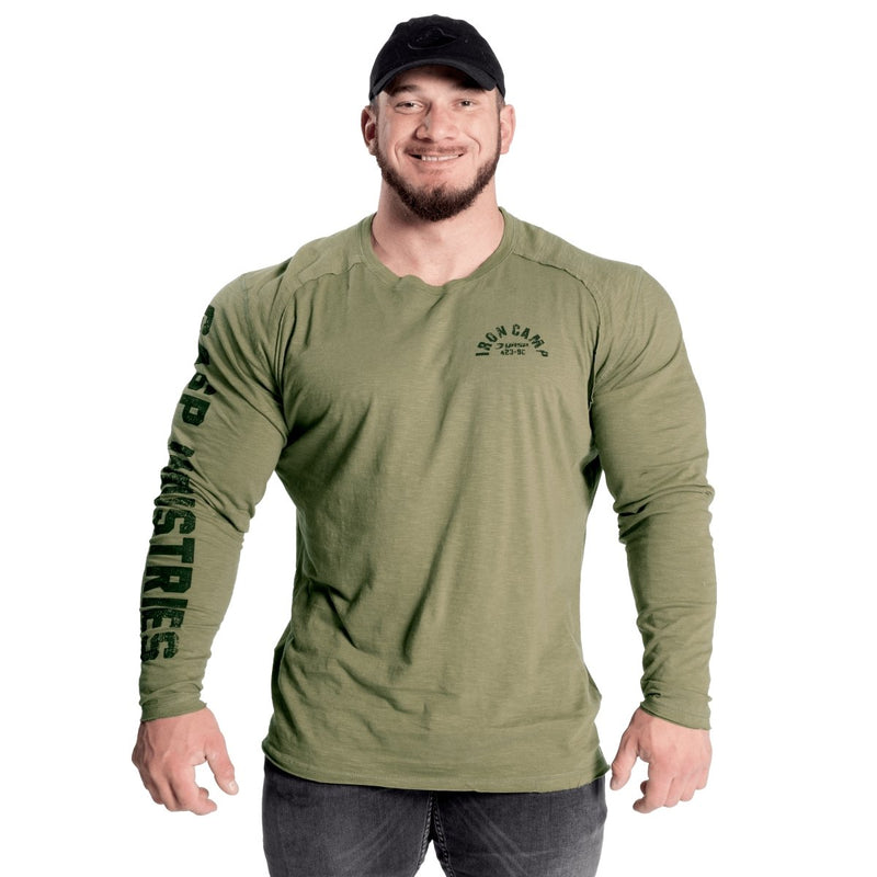 GASP Throwback LS Tee - Wash Green