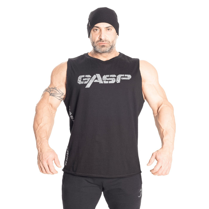 GASP Vintage Tank - Black - Vintage Tank at MySupplementShop by Gasp