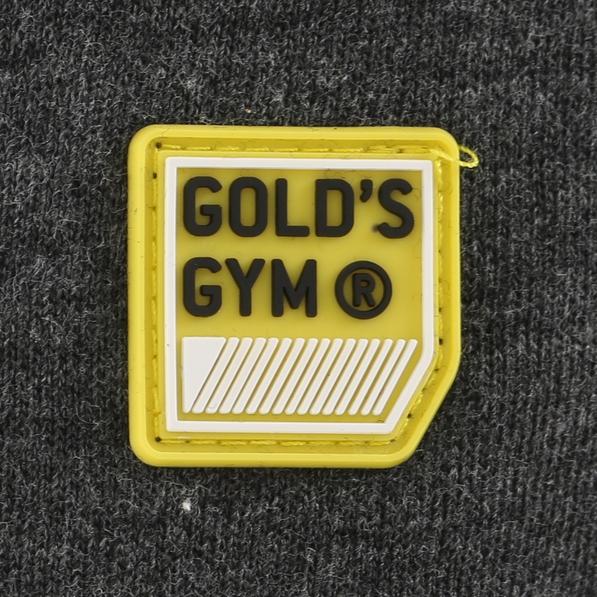 Gold's Gym Jog Pant with Embossed Print Charcoal Marl