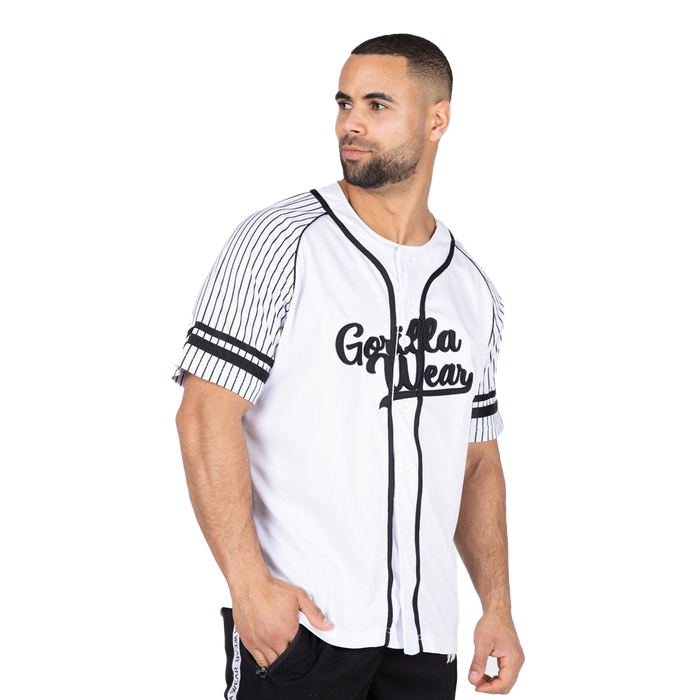 Gorilla Wear 82 Baseball Jersey White