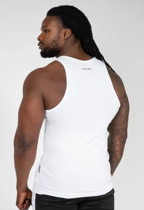 Gorilla Wear Adams Stretch Tank Top White