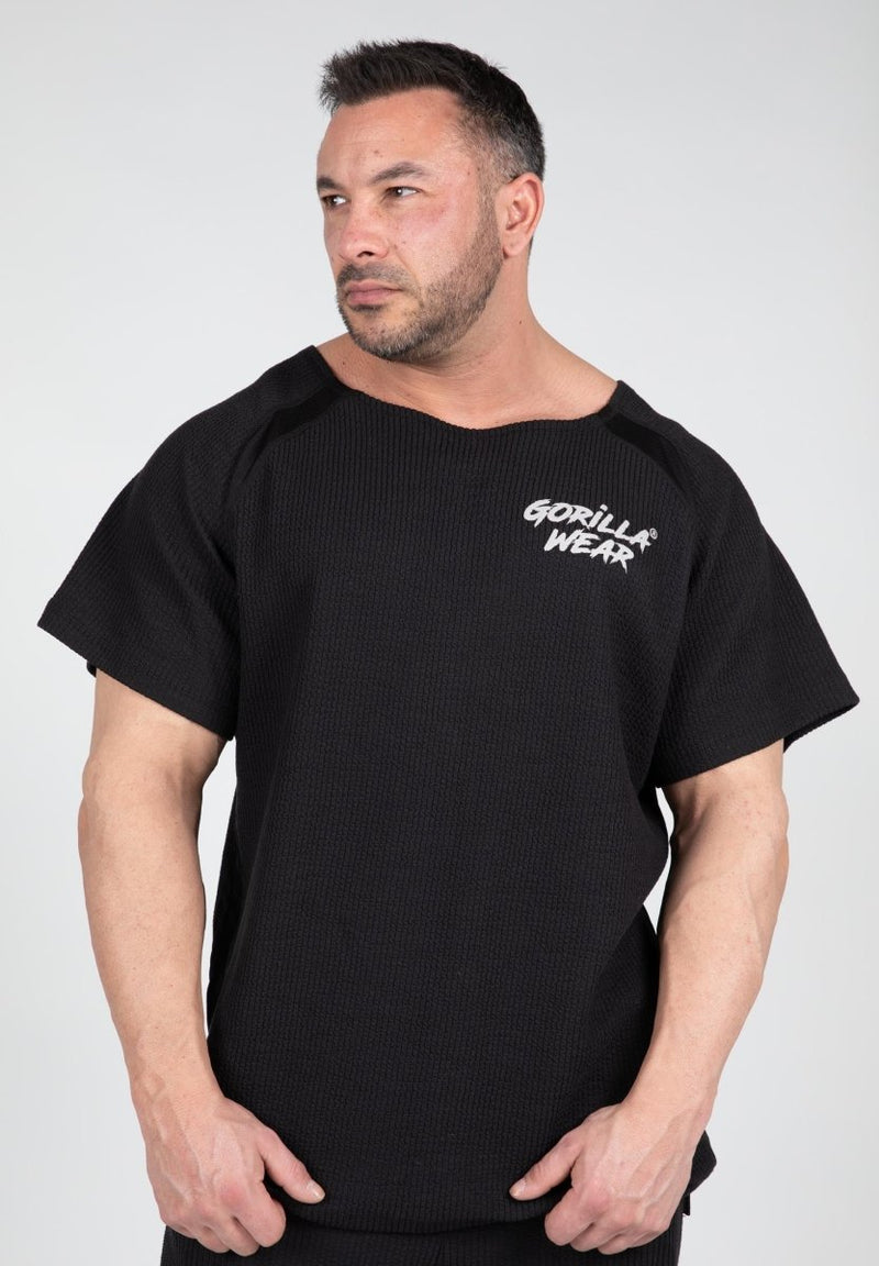 Gorilla Wear Augustine Old School Work Out Top - Black