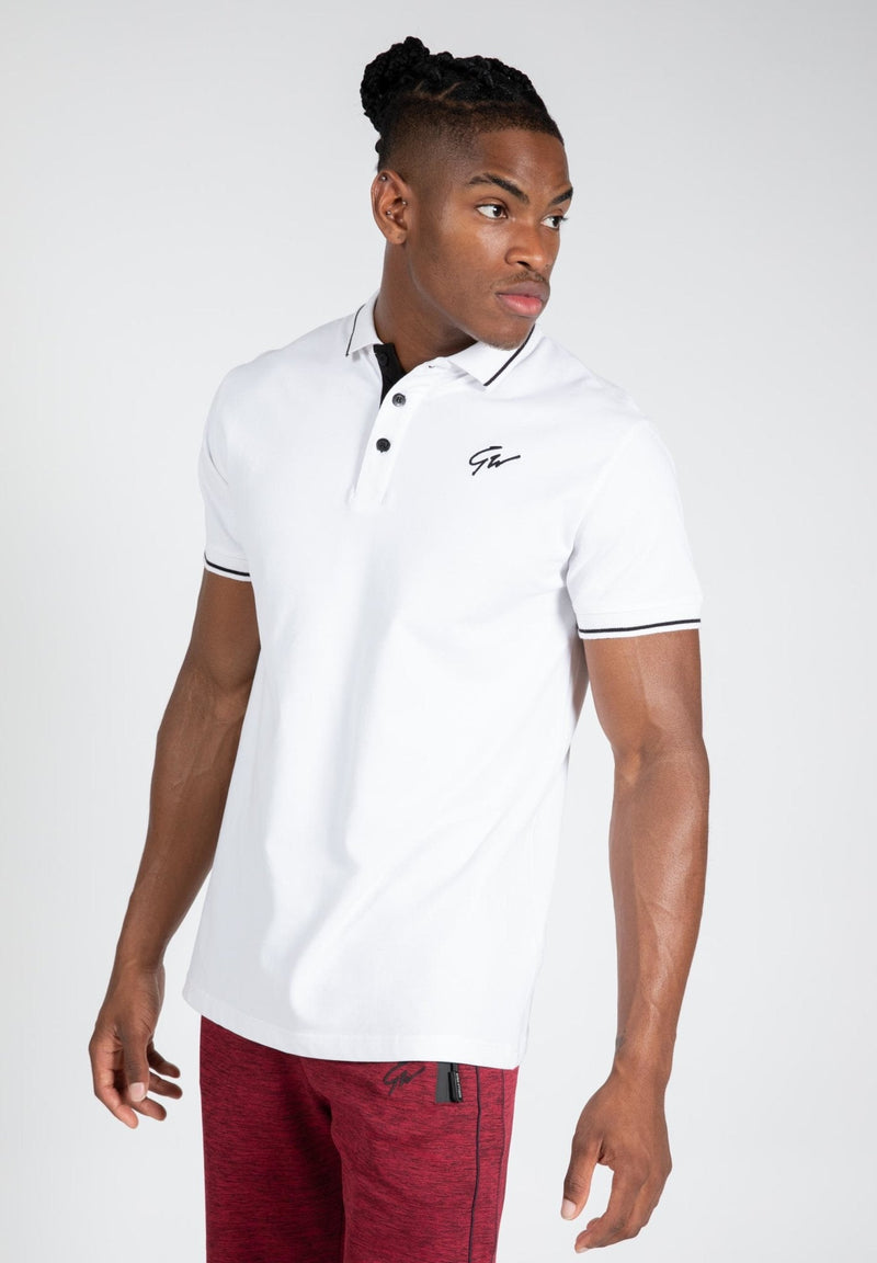 Gorilla Wear Delano Polo White/Black