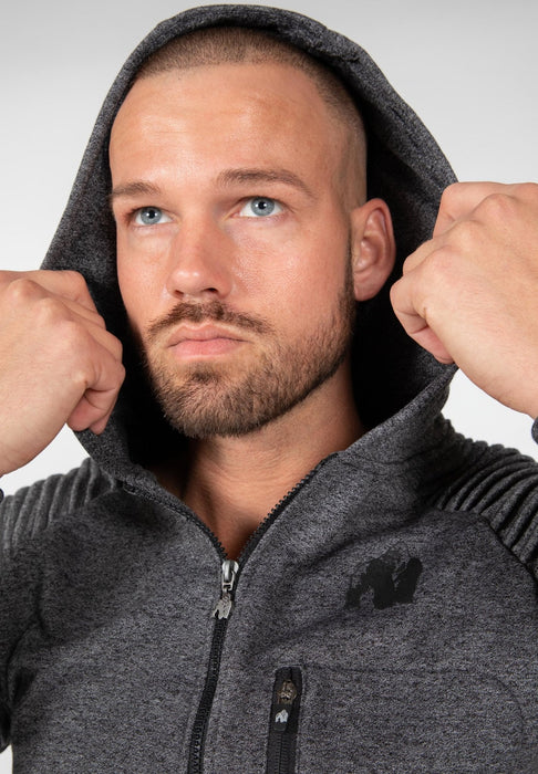 Gorilla Wear Delta Hoodie - Grey - Hoodie at MySupplementShop by Gorilla Wear