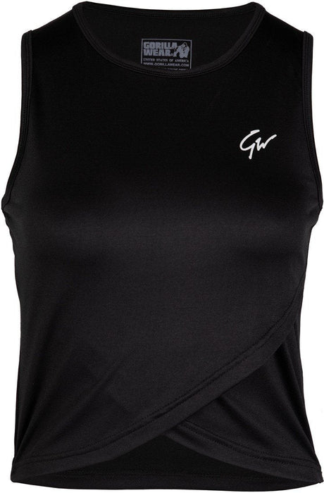 Gorilla Wear Estelle Twisted Crop Top - Black