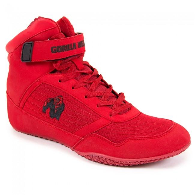 Gorilla Wear High Tops - Red - Footwear at MySupplementShop by Gorilla Wear