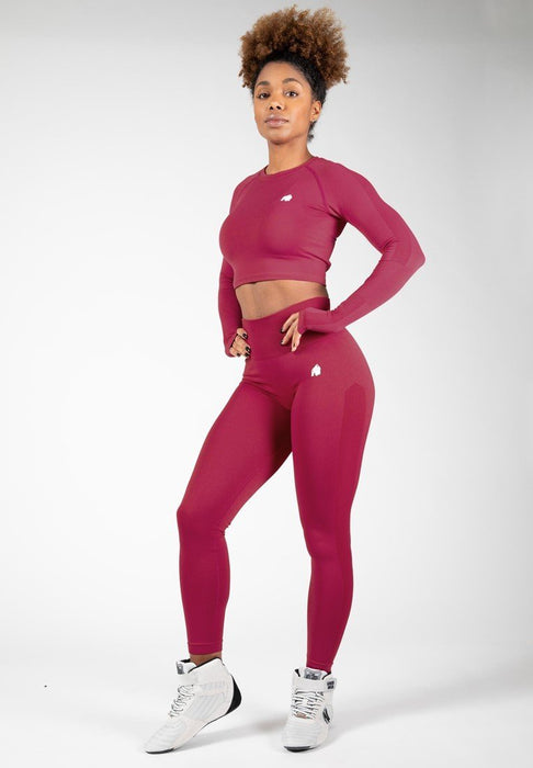 Gorilla Wear Hilton Seamless Long Sleeve - Fuchsia