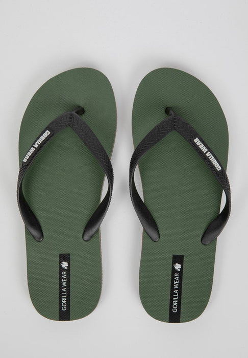 Gorilla Wear Komo Flip Flops Army Green