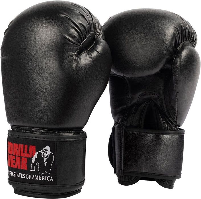 Gorilla Wear Mosby Boxing Gloves - Black - 10oz - Boxing Gloves at MySupplementShop by Gorilla Wear