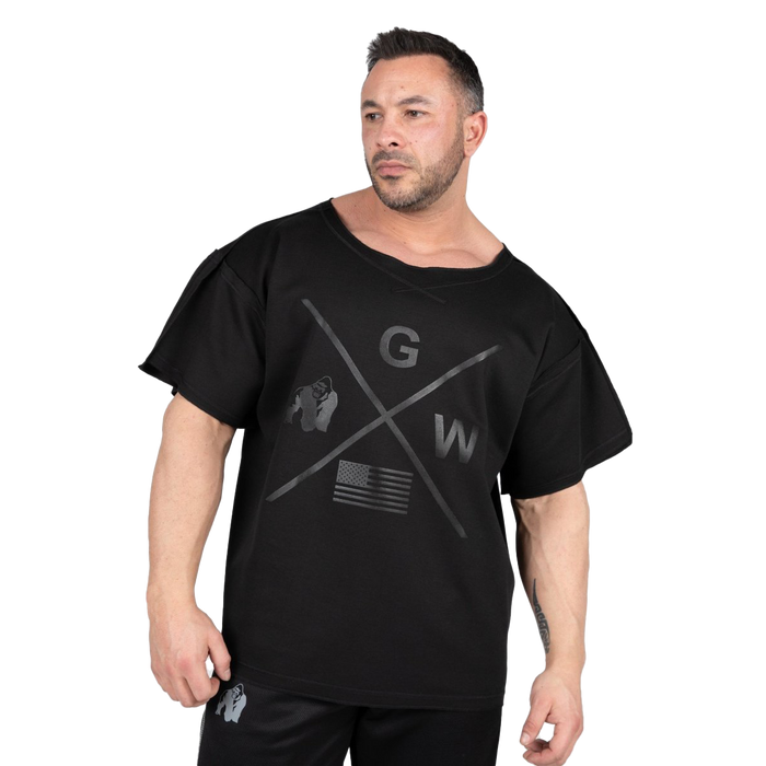 Gorilla Wear Sheldon Work Out Top - Black