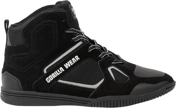 Gorilla Wear Troy High Tops - Black/Grey - EU 39 - High Tops at MySupplementShop by Gorilla Wear