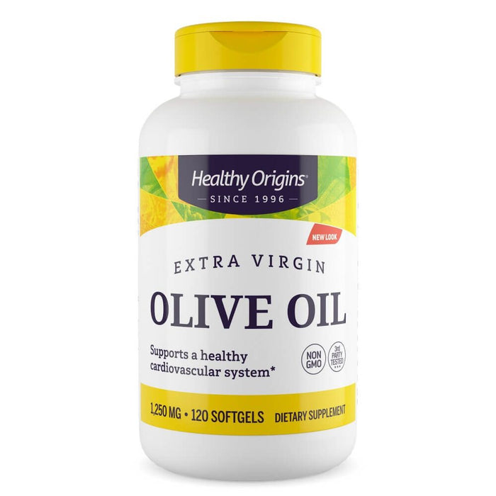 Healthy Origins Extra Virgin Olive Oil 1,250mg 120 Softgels - Heart Health at MySupplementShop by Healthy Origins