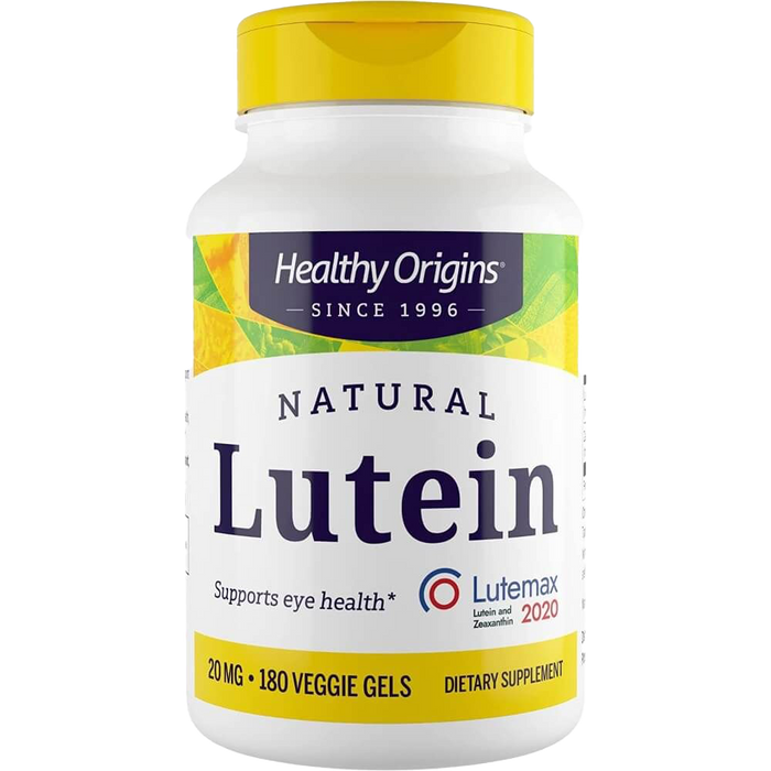 Healthy Origins Lutein 20mg 180 Veggie Softgels