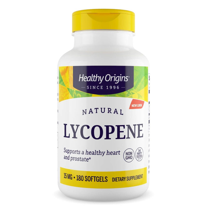 Healthy Origins Lycopene 15mg 180 Softgels | Premium Supplements at MYSUPPLEMENTSHOP