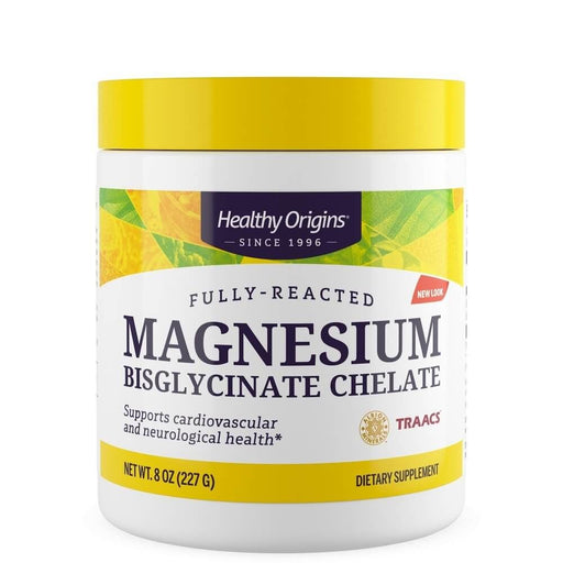 Healthy Origins Magnesium Bisglycinate Chelate 8oz (227g) | Premium Supplements at MYSUPPLEMENTSHOP