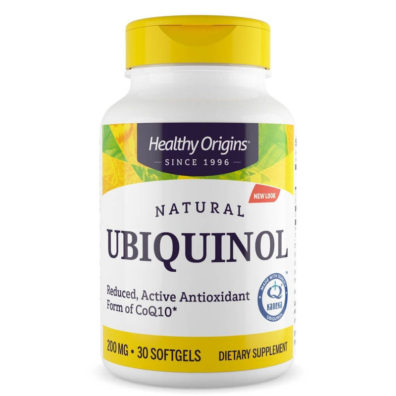 Healthy Origins Ubiquinol 200mg 30 Softgels | Premium Supplements at MYSUPPLEMENTSHOP