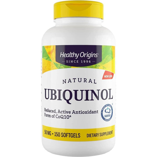 Healthy Origins Ubiquinol 50mg 150 Softgels | Premium Supplements at MYSUPPLEMENTSHOP