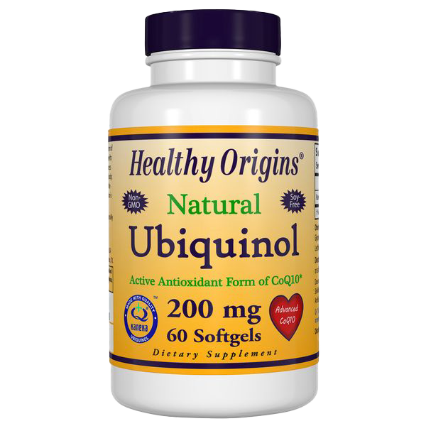 Healthy Origins Ubiquinol 200mg 60 Softgels