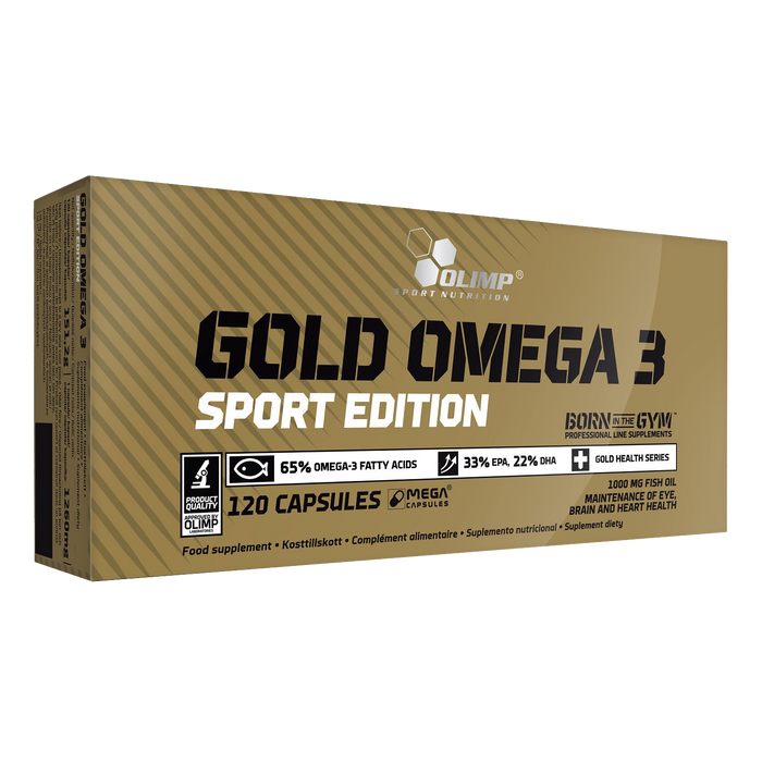 Olimp Nutrition Gold Omega 3, Sport Edition – 120 Kapseln