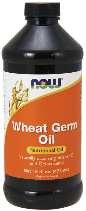 NOW Foods Wheat Germ Oil, Liquid - 473ml - Health and Wellbeing at MySupplementShop by NOW Foods