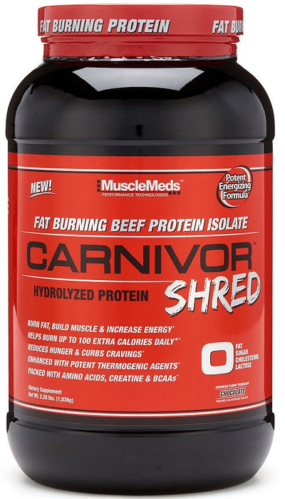 MuscleMeds Carnivor Shred, Chocolate - 1036 grams | High-Quality Protein | MySupplementShop.co.uk