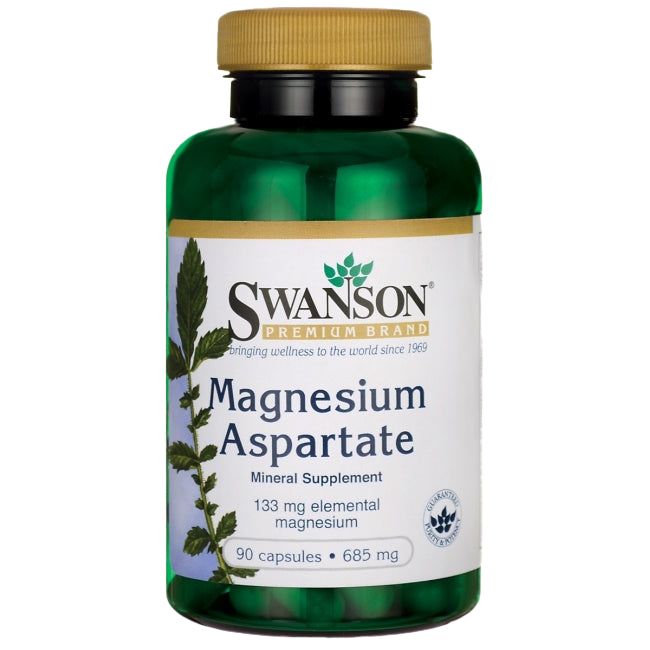 Swanson Magnesium Aspartate, 685mg - 90 caps