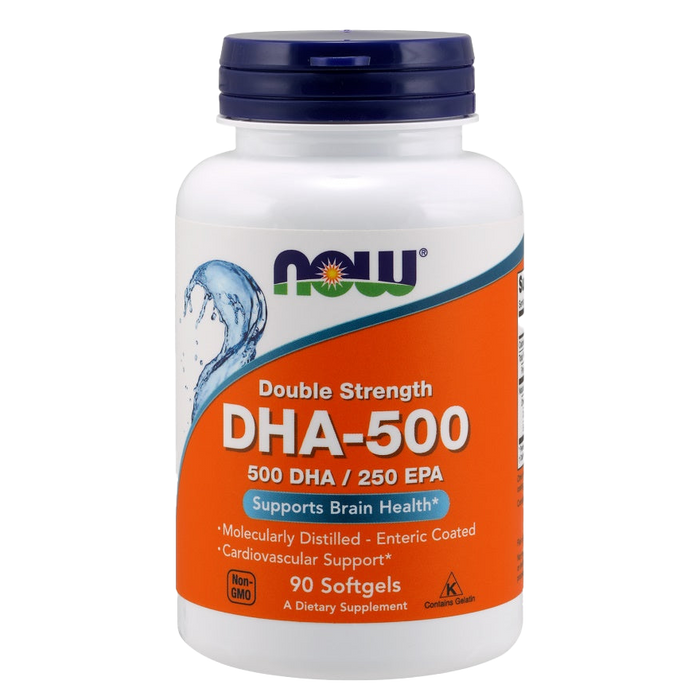 NOW Foods DHA-500, 500 DHA / 250 EPA - 90 softgels