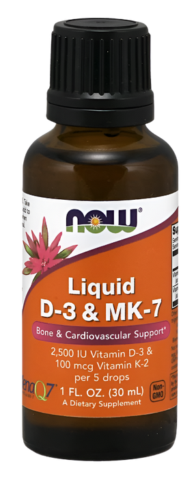 NOW Foods Liquid D-3 & MK-7 30ml