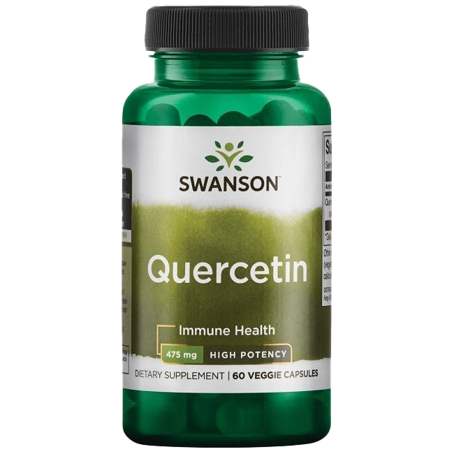 Swanson Quercetin, 475mg High Potency - 60 vcaps