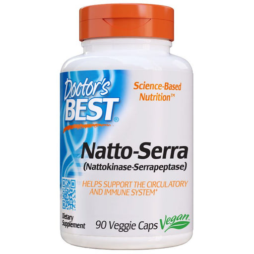 Doctor's Best Natto-Serra - 90 vcaps - Default Title - Sports Supplements at MySupplementShop by Doctor's Best