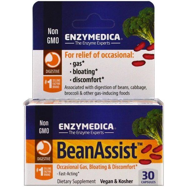 Enzymedica BeanAssist - 30 caps Best Value Nutritional Supplement at MYSUPPLEMENTSHOP.co.uk