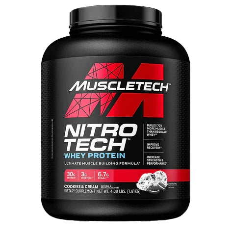 MuscleTech Nitro-Tech, Cookies & Cream - 1800 grams