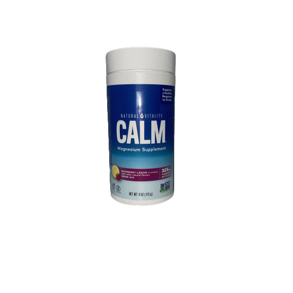 Calm Magnesiumpulver, Himbeer-Zitrone – 113 g