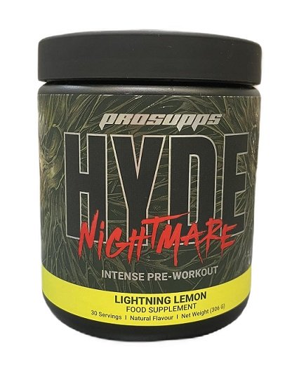 Pro Supps Hyde Nightmare Lightning Lemon 306g at the cheapest price at MYSUPPLEMENTSHOP.co.uk