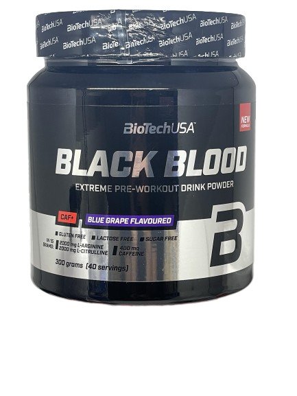 BioTechUSA Black Blood CAF+ 300g - Nitric Oxide Boosters at MySupplementShop by BioTechUSA