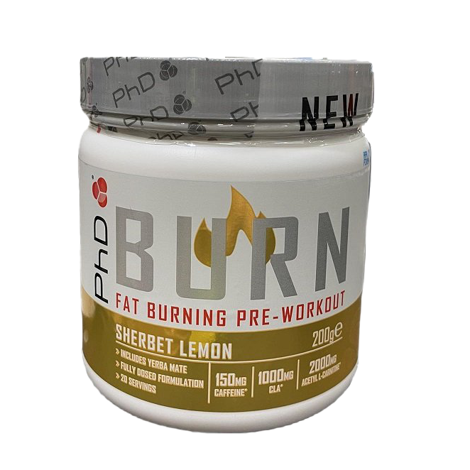 PhD Burn PreWorkout Sherbet Lemon  200g