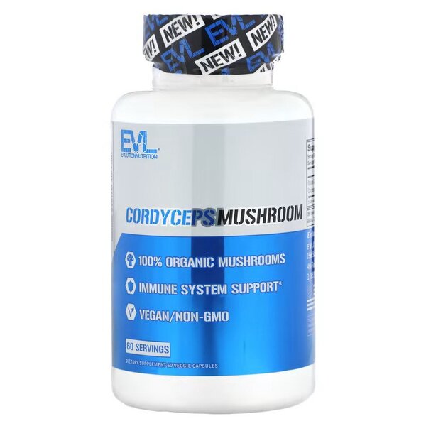 EVLution Nutrition Cordyceps Mushroom - 60 vcaps - Mushrooms at MySupplementShop by EVLution Nutrition