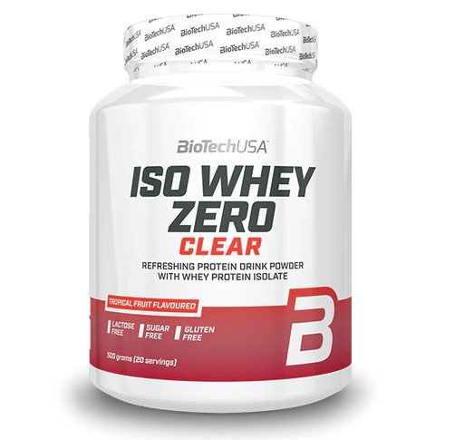 BioTechUSA Iso Whey Zero Clear, Tropical Fruit - 500g