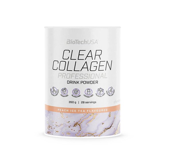 BioTechUSA Clear Collagen Professional, Peach Ice Tea - 350g Best Value Sports Supplements at MYSUPPLEMENTSHOP.co.uk