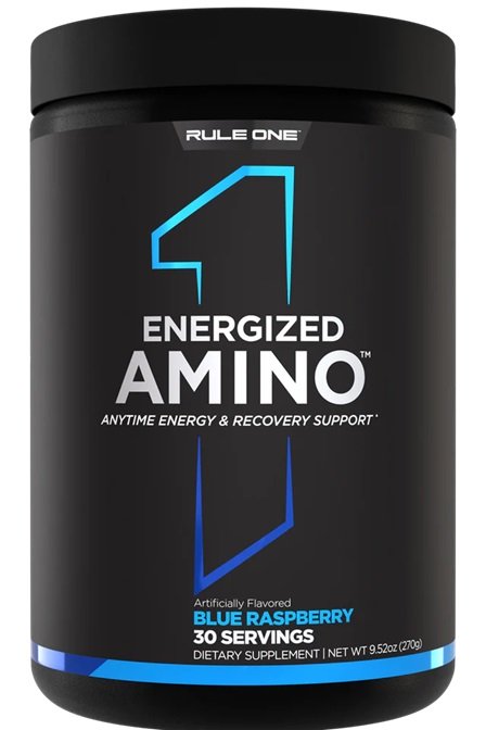 Rule One Energized Amino, Blue Raspberry 270g - Sports Supplements at MySupplementShop by Rule One