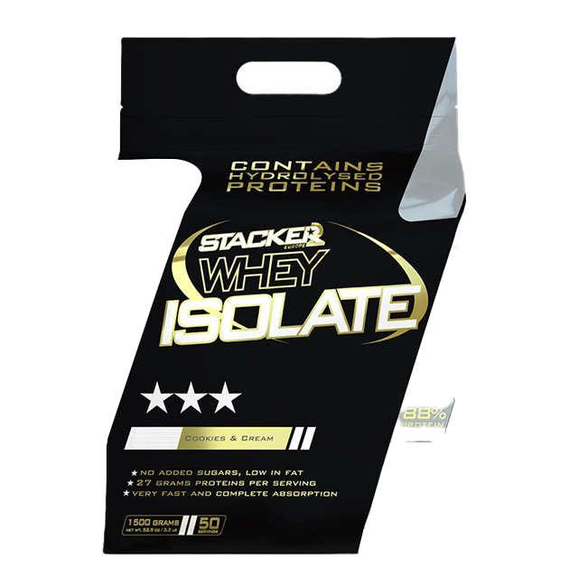 Stacker2 Europe Whey Isolate, Cookies & Cream 1500g