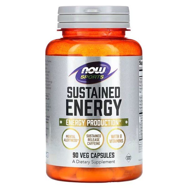 NOW Foods Sustained Energy 90 vcaps - Sports Supplements at MySupplementShop by NOW Foods