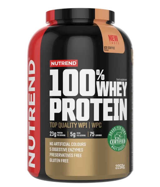 Nutrend 100% Whey Protein, Ice Coffee 2250g