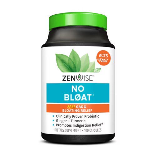 Zenwise No Bloat 60 caps - Sports Supplements at MySupplementShop by Zenwise