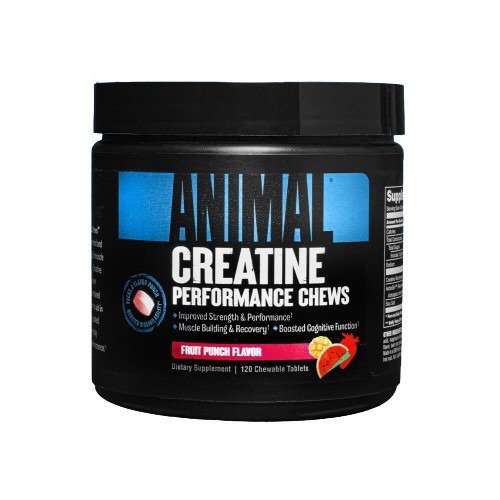 Animal Creatine Chews Fruit Punch Flavour, 120 chewable tablets - Creatine Chews at MySupplementShop by Animal