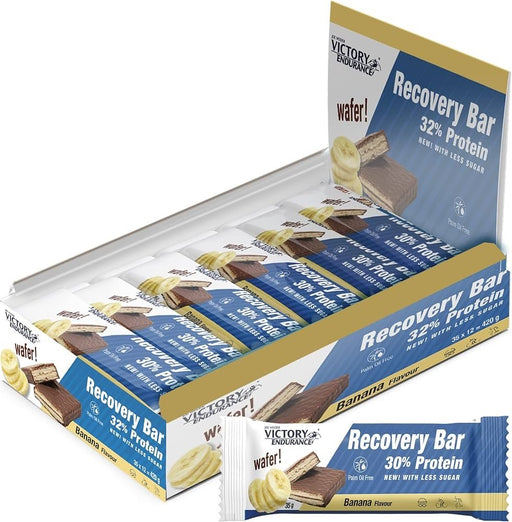 Weider Joe Weider Victory Endurance Recovery Bar 12 x 35g - Banana - Endurance & Energy at MySupplementShop by VICTORY ENDURANCE