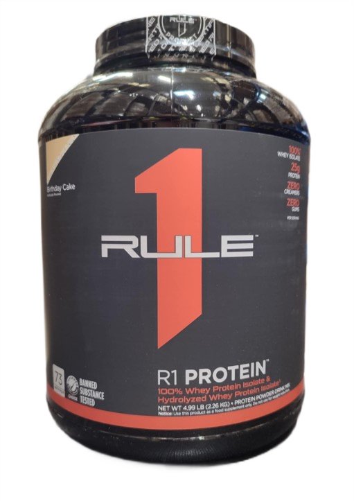 Rule One R1 Protein 2260g - Birthday Cake - Whey Proteins at MySupplementShop by Rule One