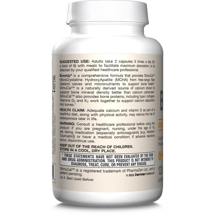 Jarrow Formulas Bone-Up 120 Capsules | Premium Supplements at MYSUPPLEMENTSHOP