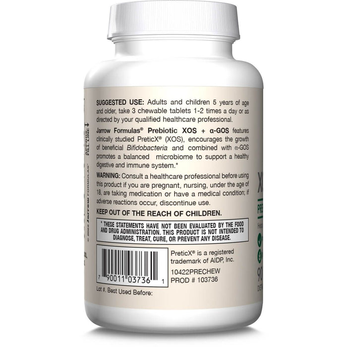 Jarrow Formulas Prebiotics XOS + Î±-GOS 90 Tablets | Premium Supplements at MYSUPPLEMENTSHOP